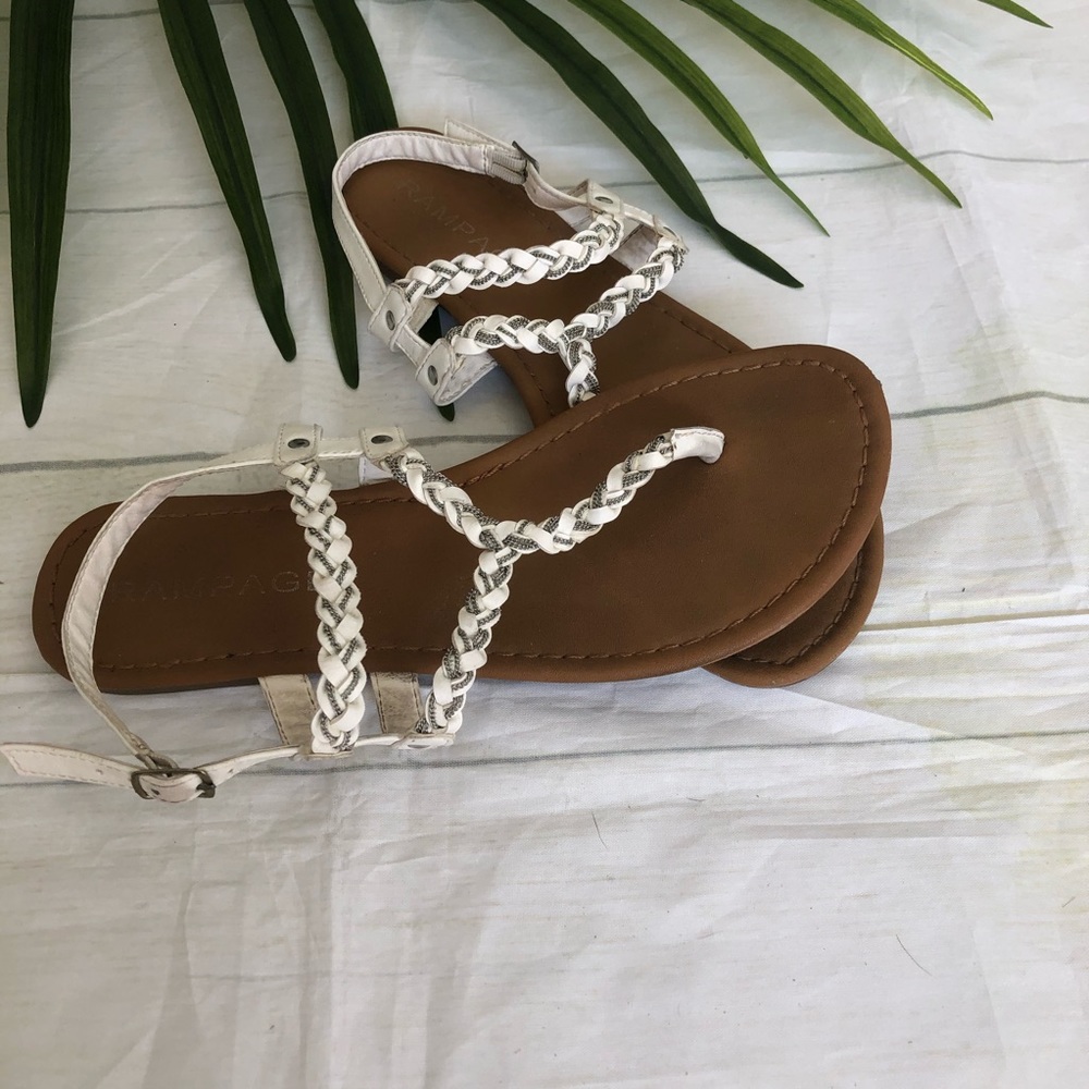 Rampage White Slingback Sandal - Picture 2 of 8